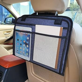 Yolzen® Araç İçi Organizer – Katlanabilir Seyahat Masası